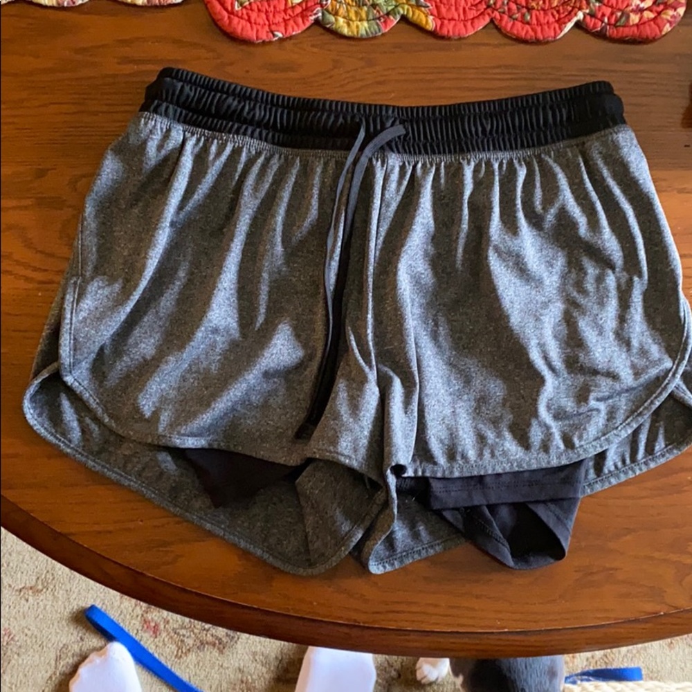 Champion running shorts (with built in spandex)
